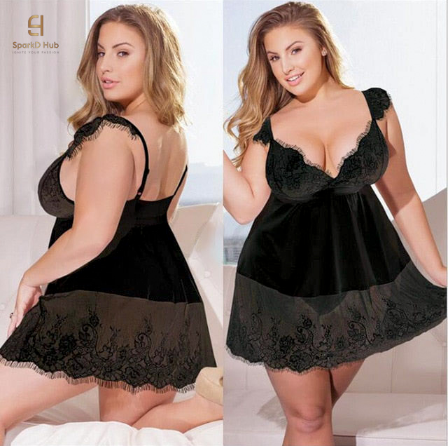 Pikeenala Lace Babydoll